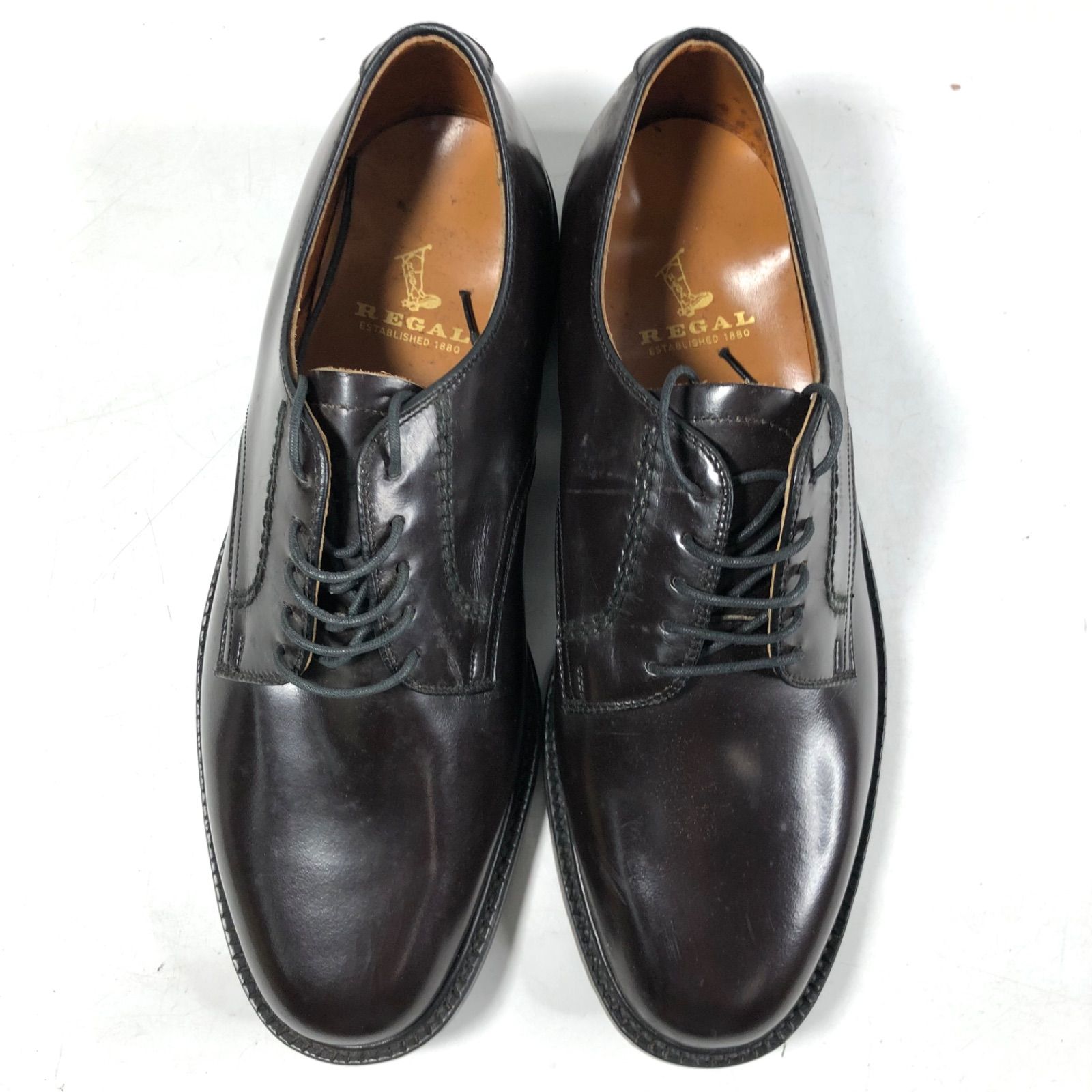 A0917-8-8 REGAL リーガル 革靴 レザーシューズ ビジネス シューズ ブラウン SIZE 25cm