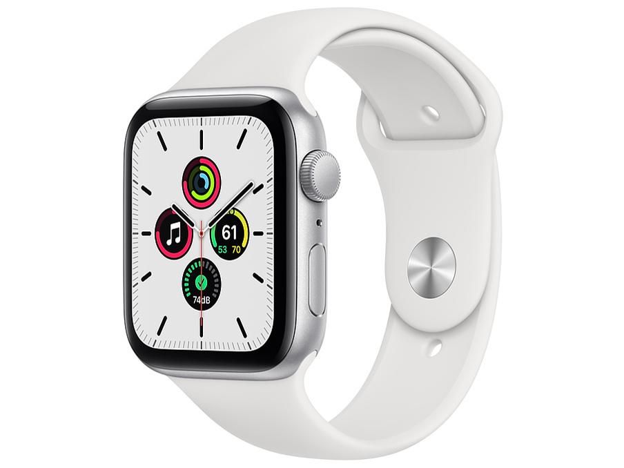 【新品・2営業日で発送】APPLE アップル アップル / APPLE Apple Watch SE GPSモデル 44mm MYDQ2J/A ホワイトスポーツバンド 