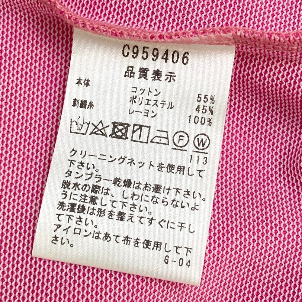サイズ：2 PICONE CLUB ピッコーネクラブ 半袖ポロシャツ ピンク