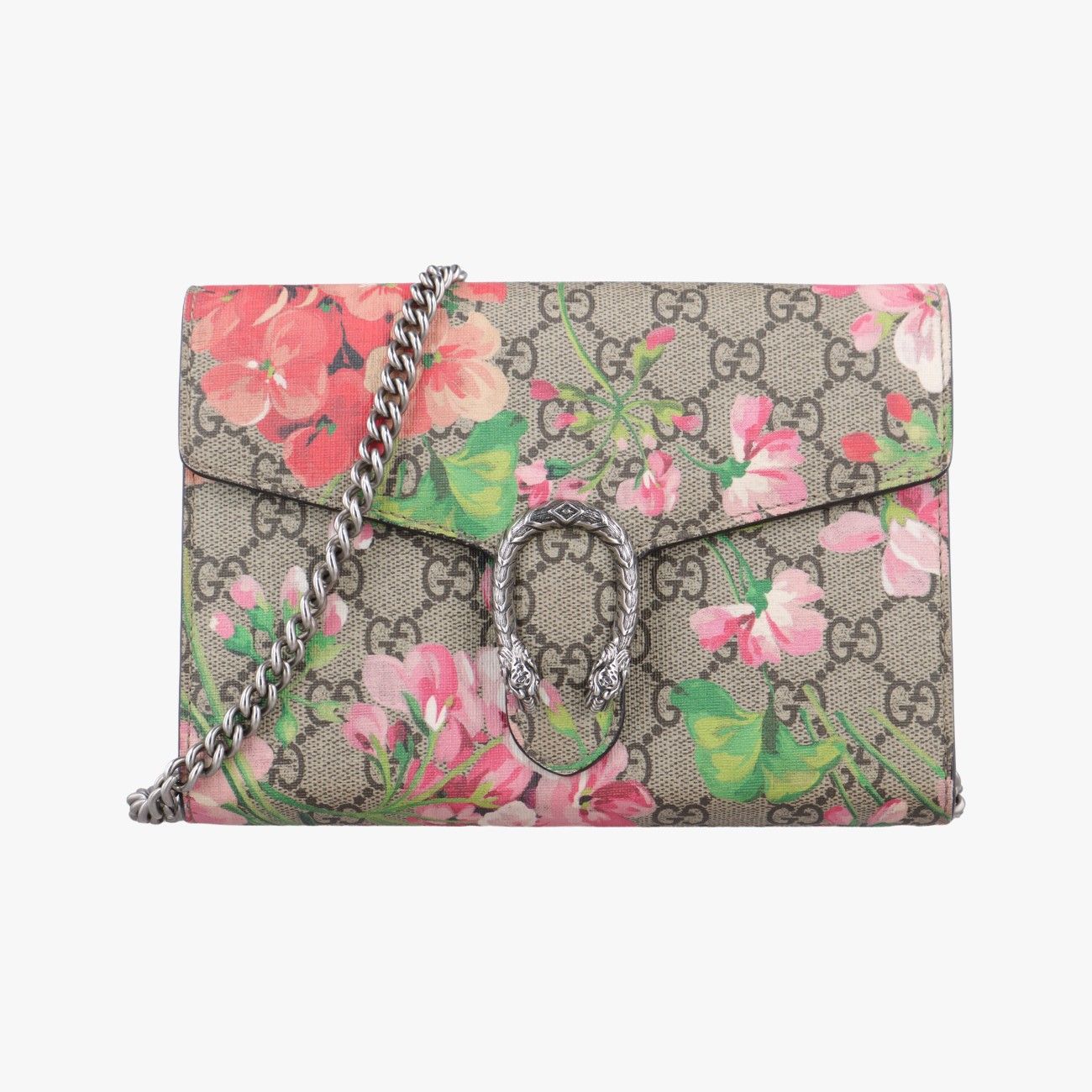 グッチGucciディオニュソスベージュ×マルチカラーPVCコーティングキャンバス401231