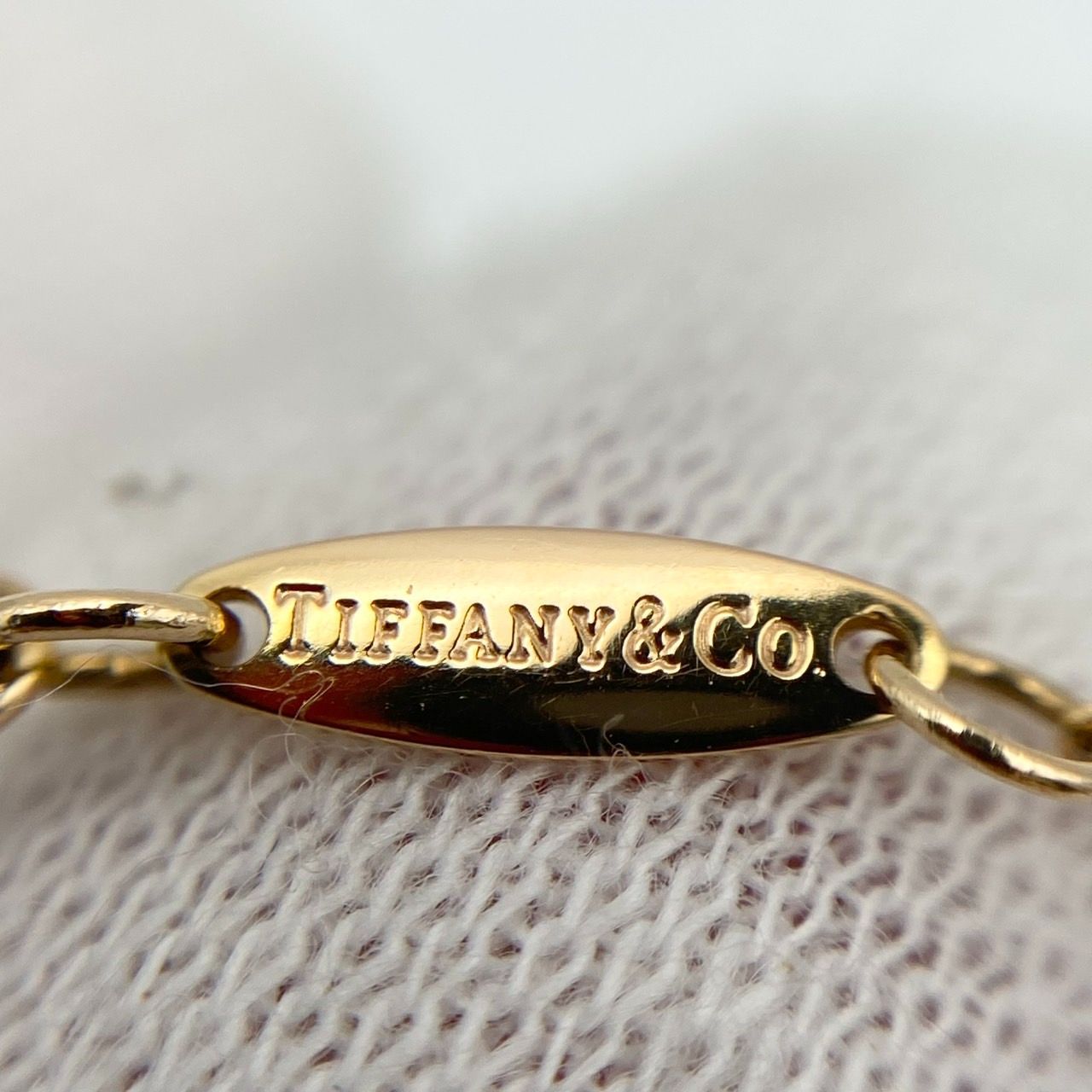 TIFFANY - CO. ティファニー バイザヤード ネックレス K18YG AU750 ダイヤモンド 0.1ct ペンダント ゴールド D FORTGASGNV_COM_BR