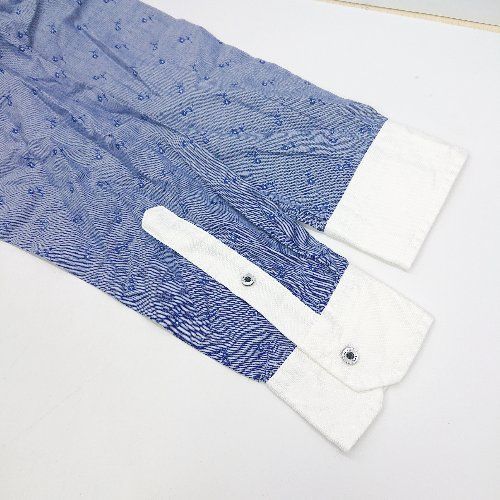 エポカウォモ 高級長袖デザインシャツ 46/Mサイズ 29,700円 白