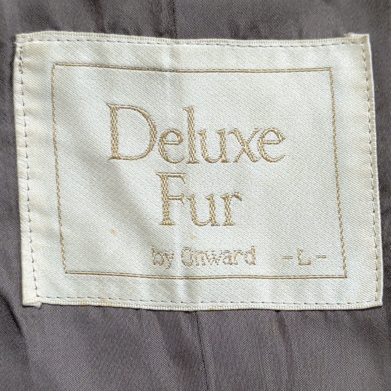 上質 毛皮【Deluxe Fur by Onward】デラックスファー オンワード