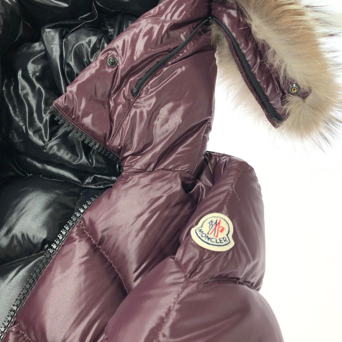 良好 MONCLER モンクレール ALBIZIA フォックスファー ロング