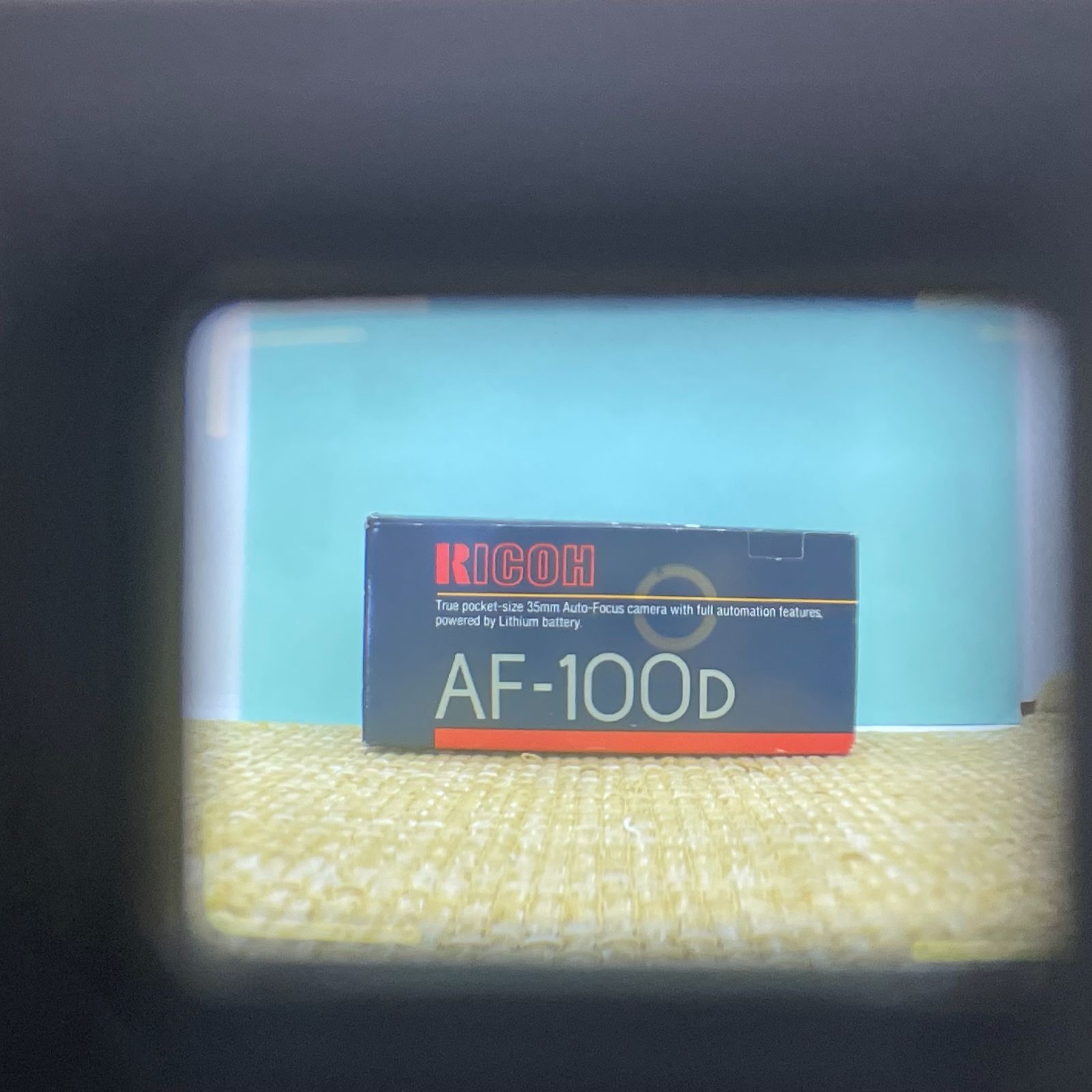 完動品◎リコー AF-100D フィルムカメラ 箱 説明書付き #636