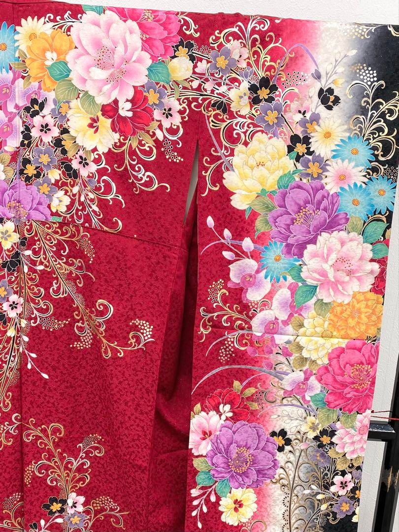 振袖 豪華 銀通し 金駒 金彩 身丈162cm 撥水加工済 MO2683