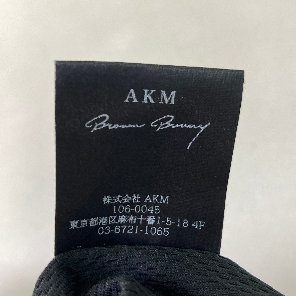 AKM エイケイエム ×BROWN BUNNY フード付 ジップジャケット ロゴ AKM エイケイエム ×BROWN BUNNY フード付 ジップジャケット ロゴ