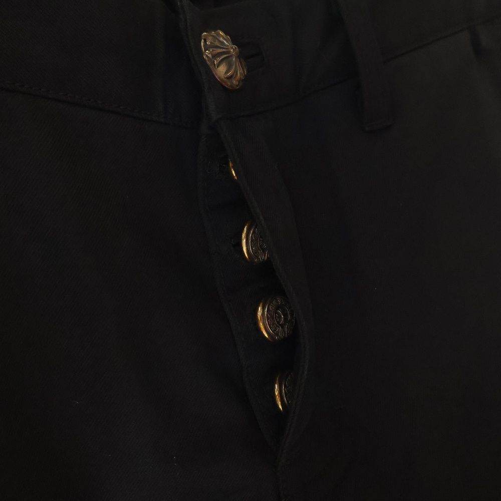 クロムハーツ クロスボール ボタンフライ チノパンツ ワークパンツ CHROME HEARTS クロムハーツ CHINOS チノパンツ ワークパンツ クロス