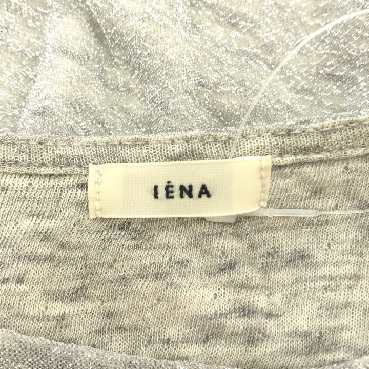 IENA (イエナ) 24070900502030 ラメ ダブルフェイス コンパクトTシャツ