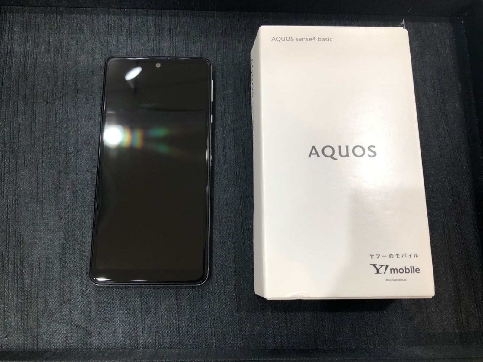 Yahoo!モバイル AQUOS Sense4 basic black（AQUOS Sense 4 basic  