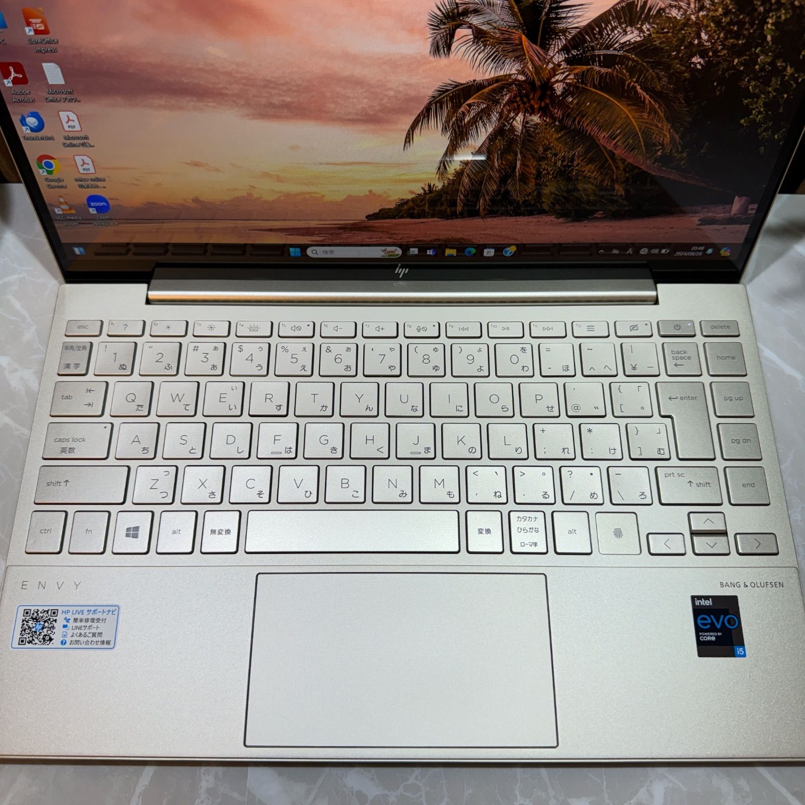 【極美品】HP ENVY Laptop 13☘️Core i5第11世代☘️メモリ8BG☘️SSD