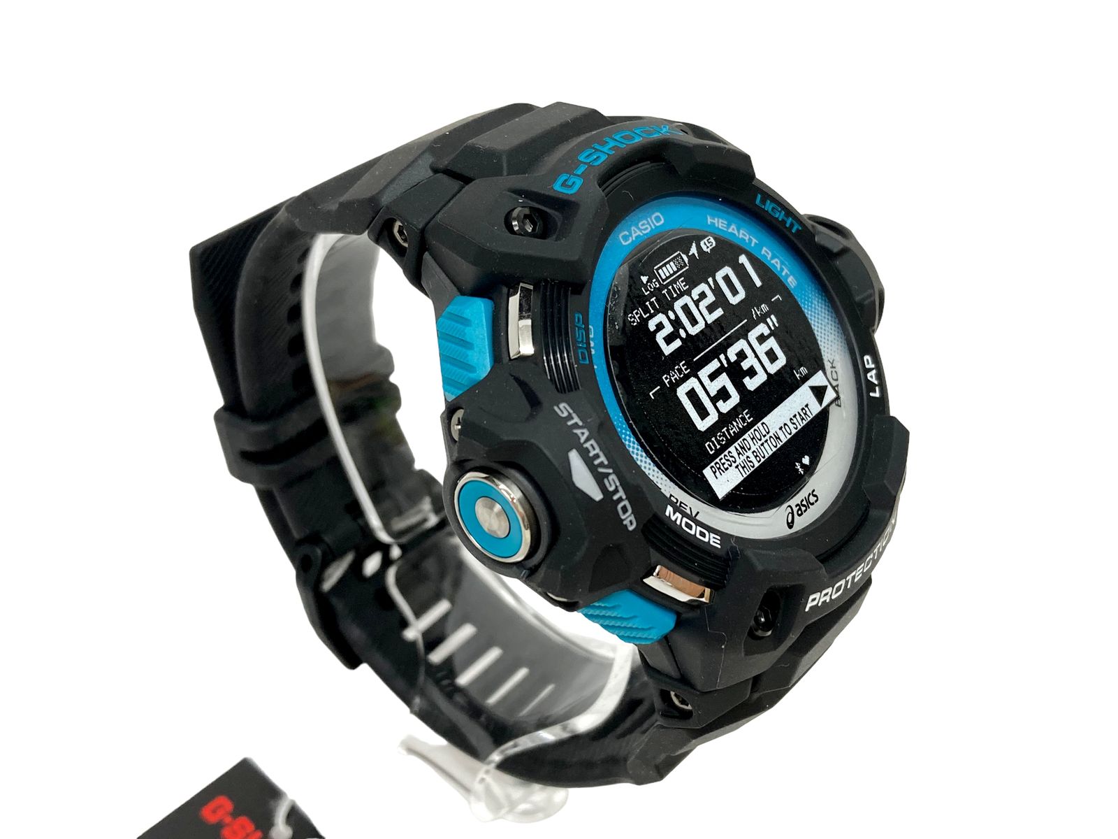 CASIO (カシオ) G-SHOCK Gショック×ASICS (アシックス) デジタル腕時計 ラン&ウォークプラットフォームサービス  Bluetooth対応 GSR-H1000AST-1JR/028 - メルカリ