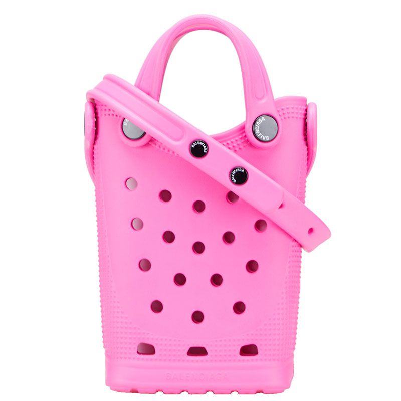 バレンシアガ クロックス トートバッグ BALENCIAGA crocs ピンク バレンシアガ クロックス トートバッグ BALENCIAGA crocs ピンク