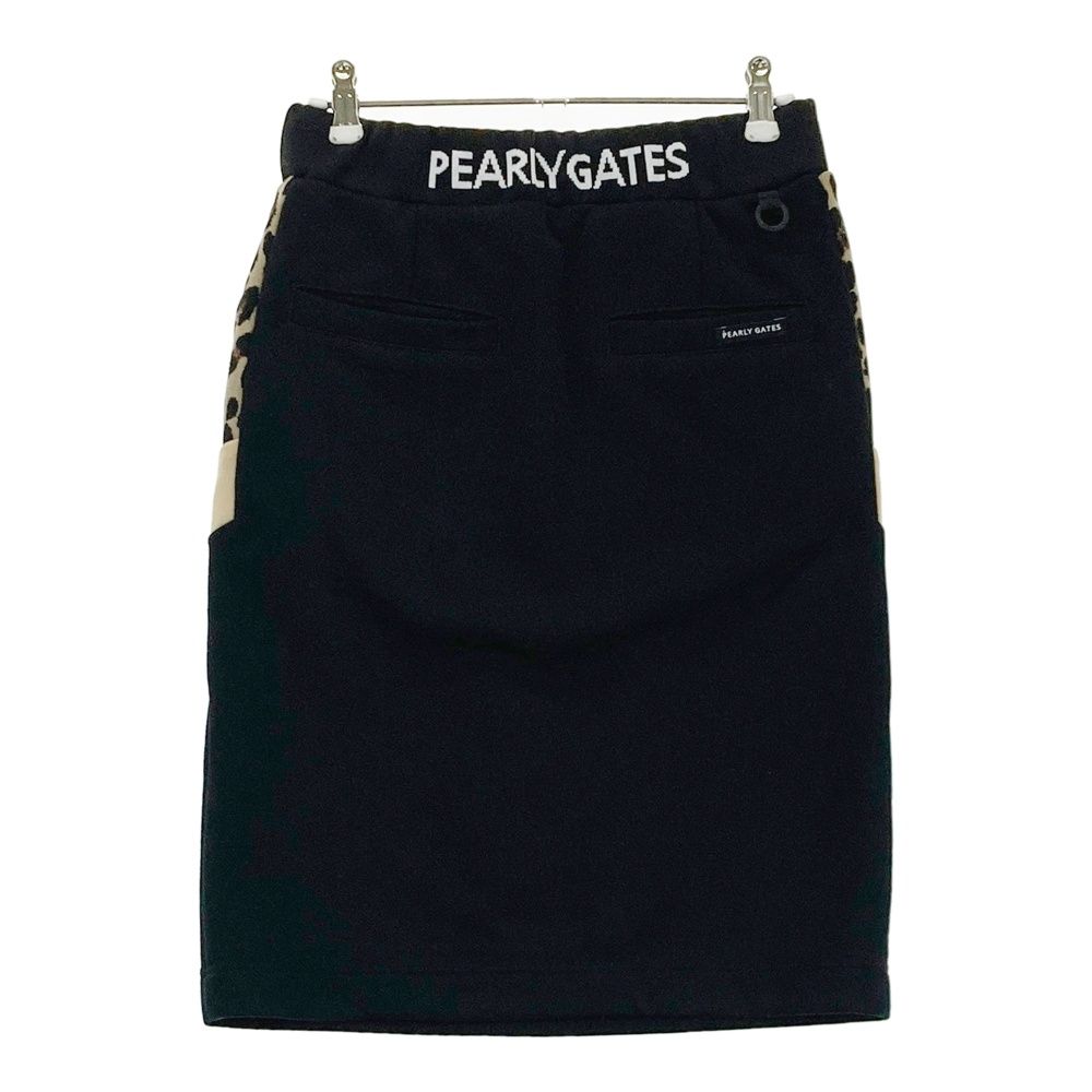 サイズ 0 PEARLY GATES パーリーゲイツ スウェットスカート ブラック系 240101534742 ゴルフウェア レディース ストスト