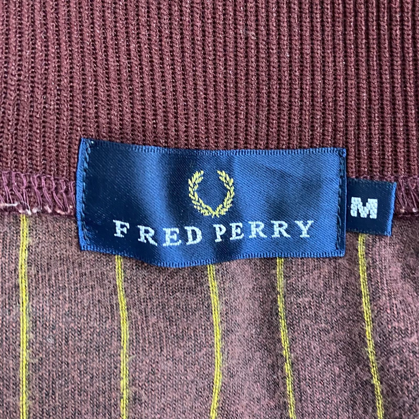 フレッドペリー FRED PERRY トラックジャケット ジャージ ワインレッド 