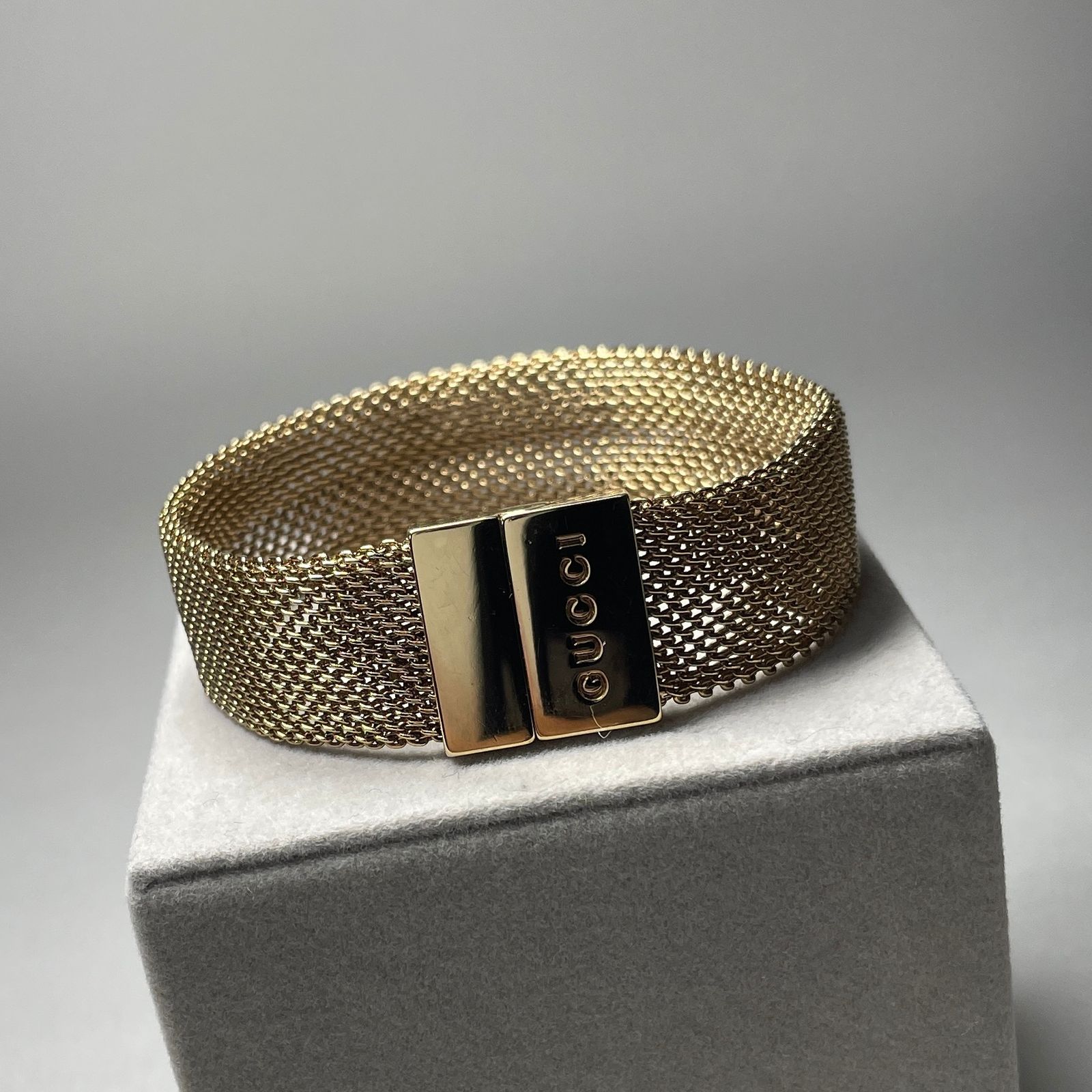 2504-126｜グッチ バングル ゴールド メッシュ GUCCI - 2504-126｜グッチ バングル ゴールド メッシュの通販 by