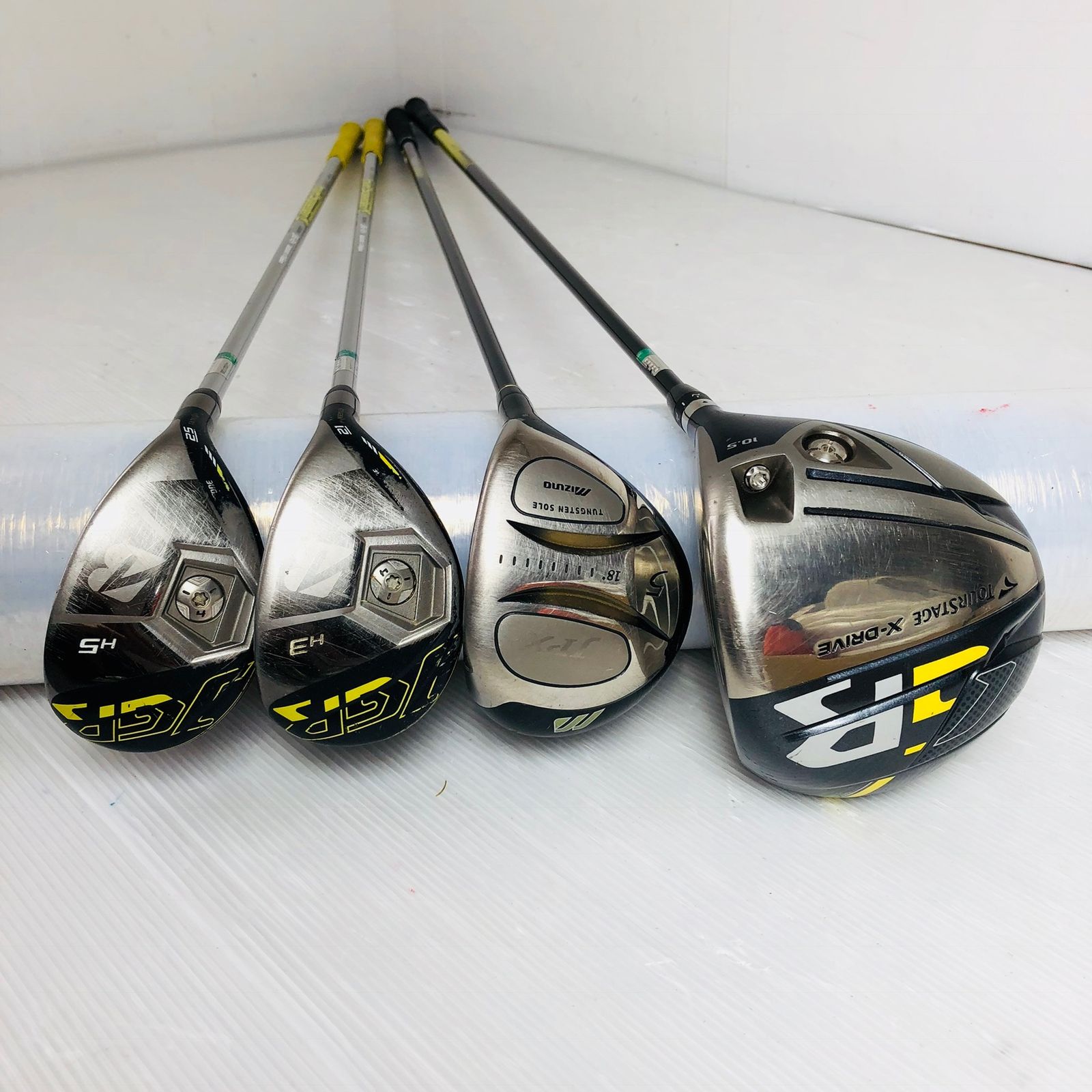 送料込み ゴルフクラブ ミズノ ブリヂストン 他 メンズ ゴルフクラブセット 豪華 13本 BRIDGESTONE ブリヂストン MIZUNO ミズノ メンズ