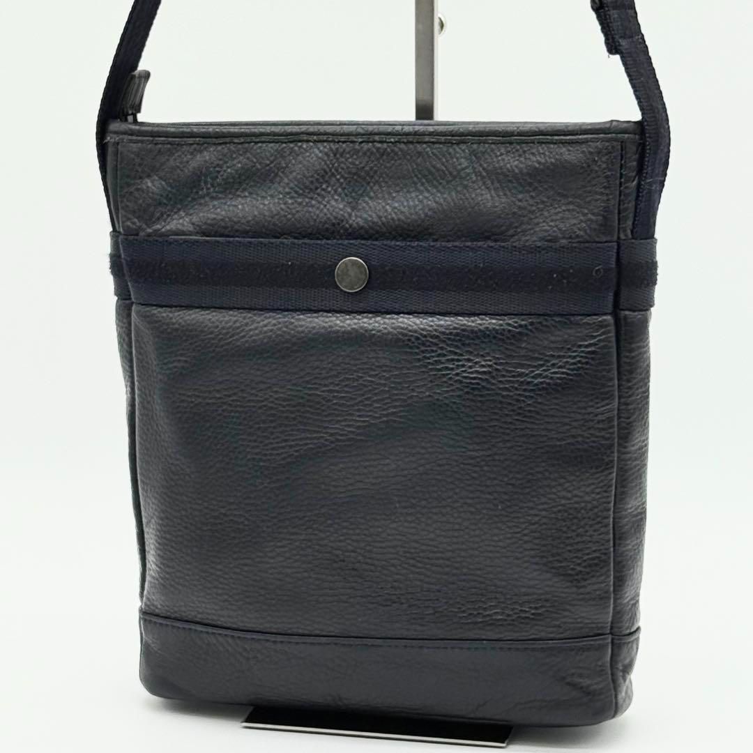 極美品　ポーター　PORTER ミニショルダーバッグ　サコッシュ　ネイビー 極美品 ポーター PORTER ミニショルダーバッグ サコッシュ