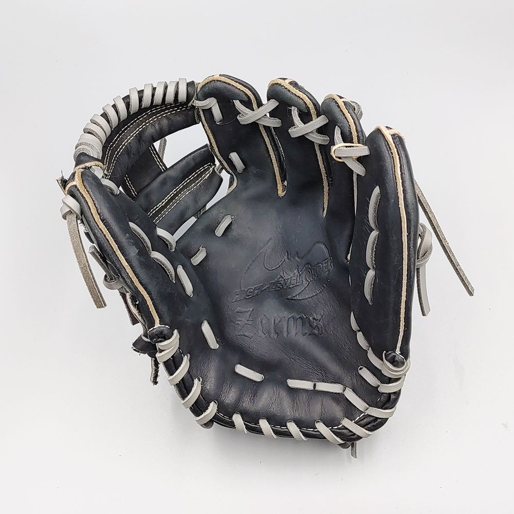 全紐交換済み】 ジームス 軟式グローブ / 内野手用 型付け済み