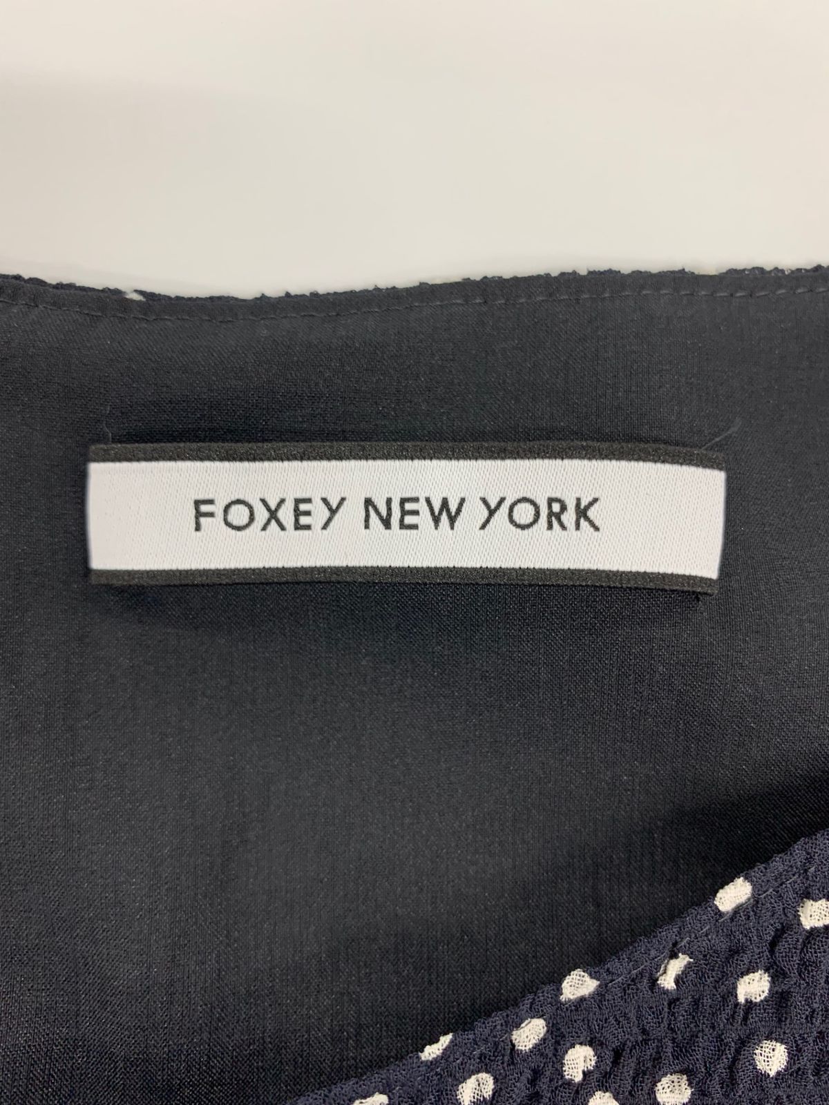 FOXEY NEW YORK - 美品 FOXEY NEWYORK フォクシー　ニット　セーター　トップス　40 フォクシーニューヨーク Nantucket Dress 44659 ワンピース 40