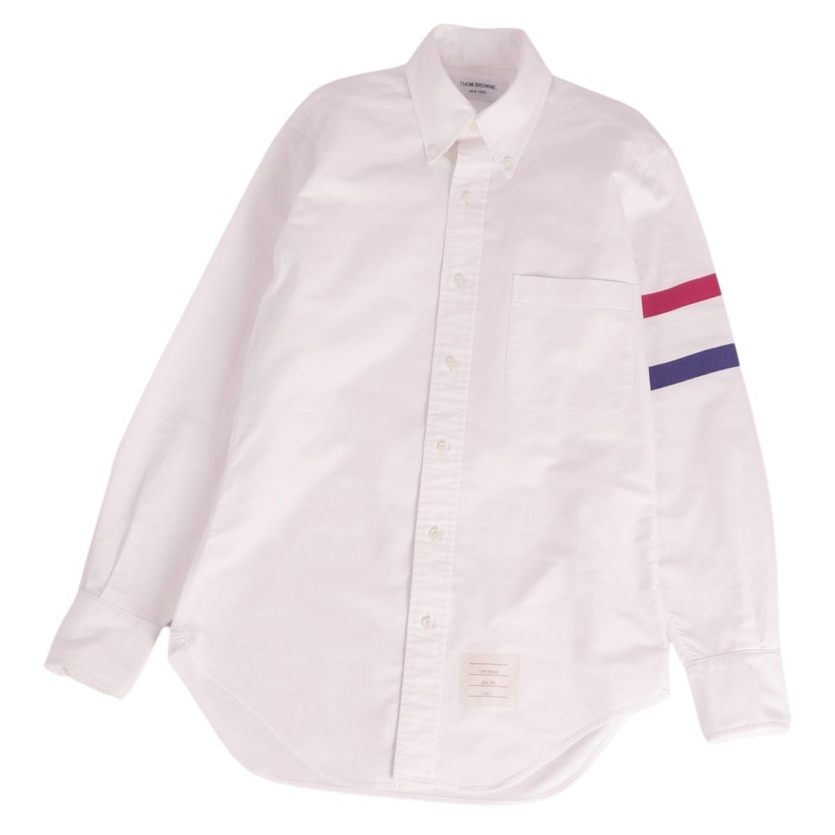 美品 トムブラウン THOM BROWNE シャツ ロングスリーブ ボタンダウン