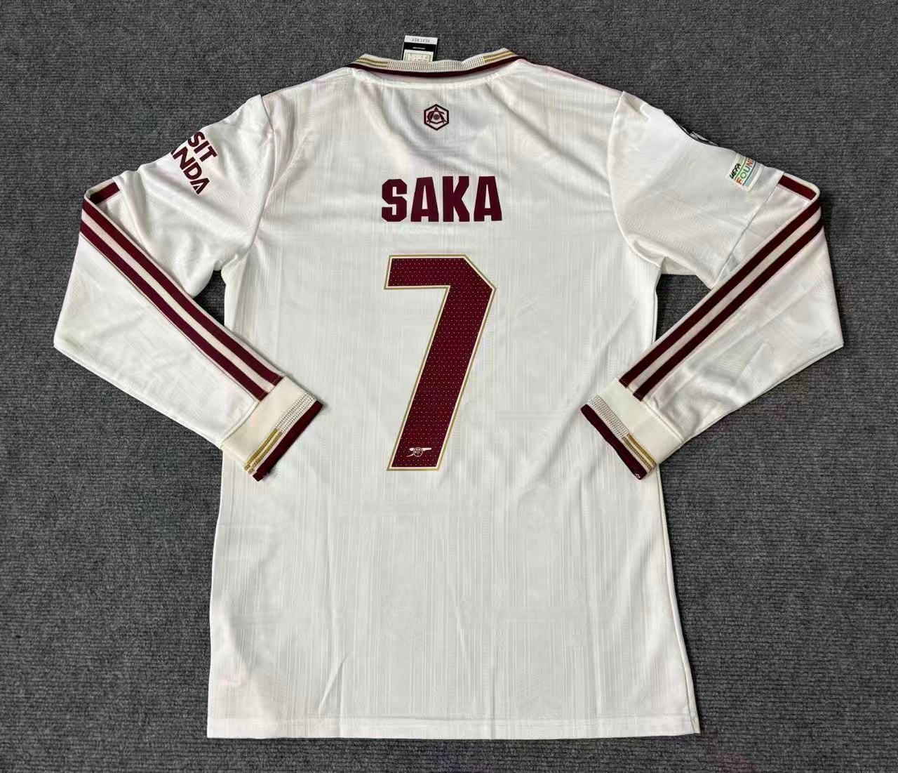 25-26 アーセナル アウェイユニホーム 7番 ブカヨ・サカ - メルカリ