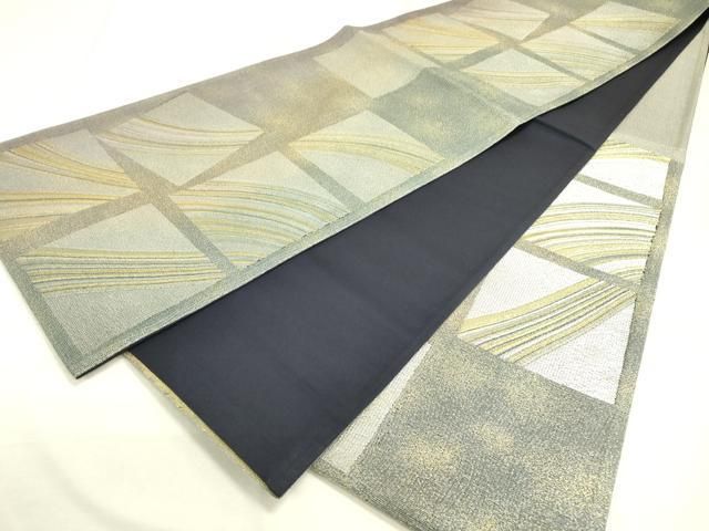 平和屋着物○六通柄袋帯 洛中紙遊 金銀糸 正絹 逸品 DAAQ2351fe