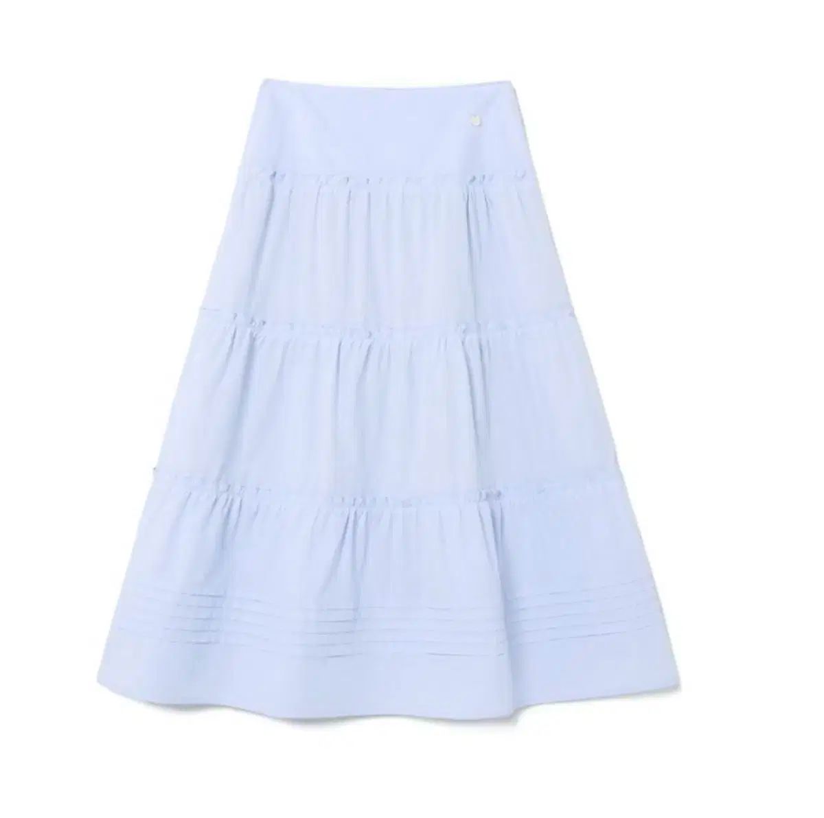 ROLAROLA(ロラロラ) FRILL LONG SKIRT SKY 出品 - メルカリ