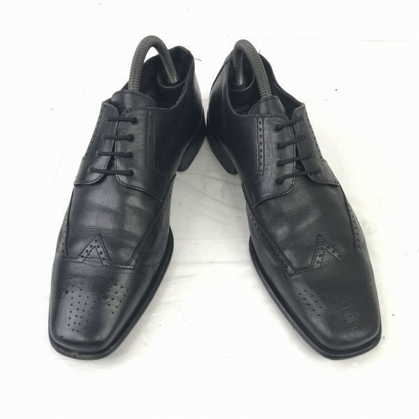 ドイツ名門老舗ロイド/Lloyd重厚本革/ウイングチップ【40.5/25.5/黒