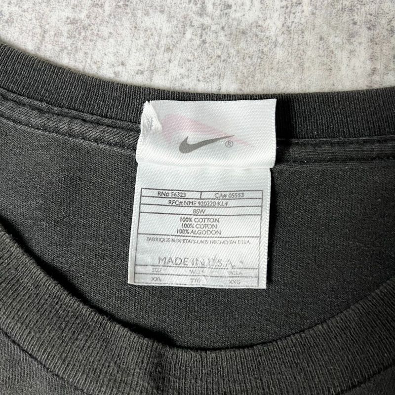90s NIKE ナイキ スウォッシュロゴ刺繍 半袖ラガーシャツ Lサイズ NIKE ナイキ 90s?00s ボーダー プリント スウォッシュ ロゴ刺繍
