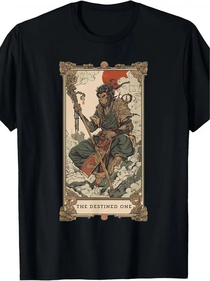 紳士の風格「傑出した人」悟空柄Tシャツ - 100%コットン、200G