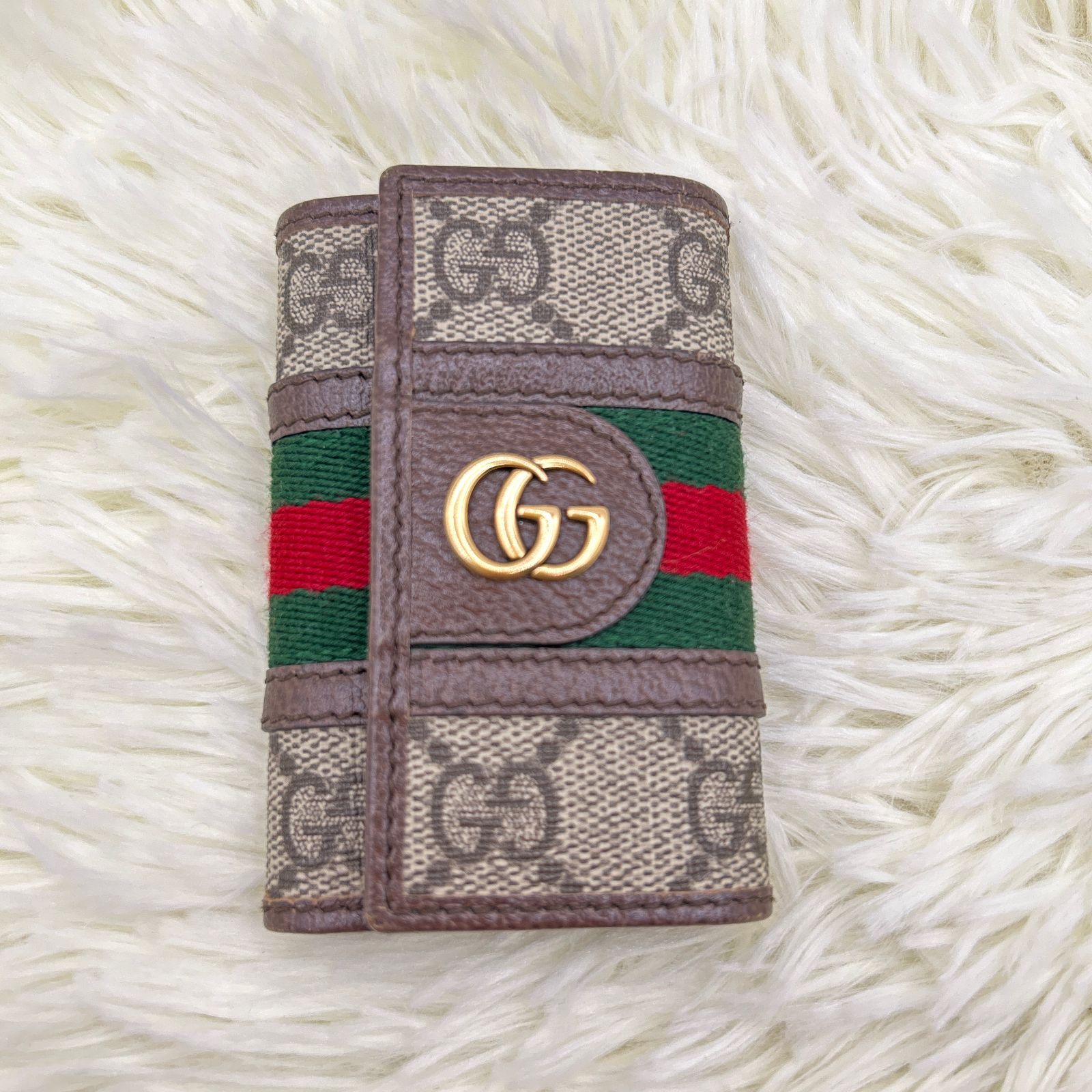 グッチ GUCCI キーケース オフィディア 6連キーケース ウェブ