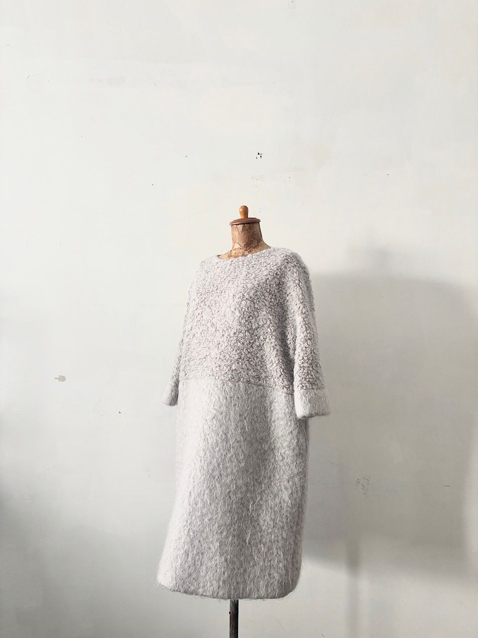 mina perhonen　sweet sheep　ワンピース　グレー　36 mina perhonen sweet sheep ワンピース グレー 36 - メルカリ