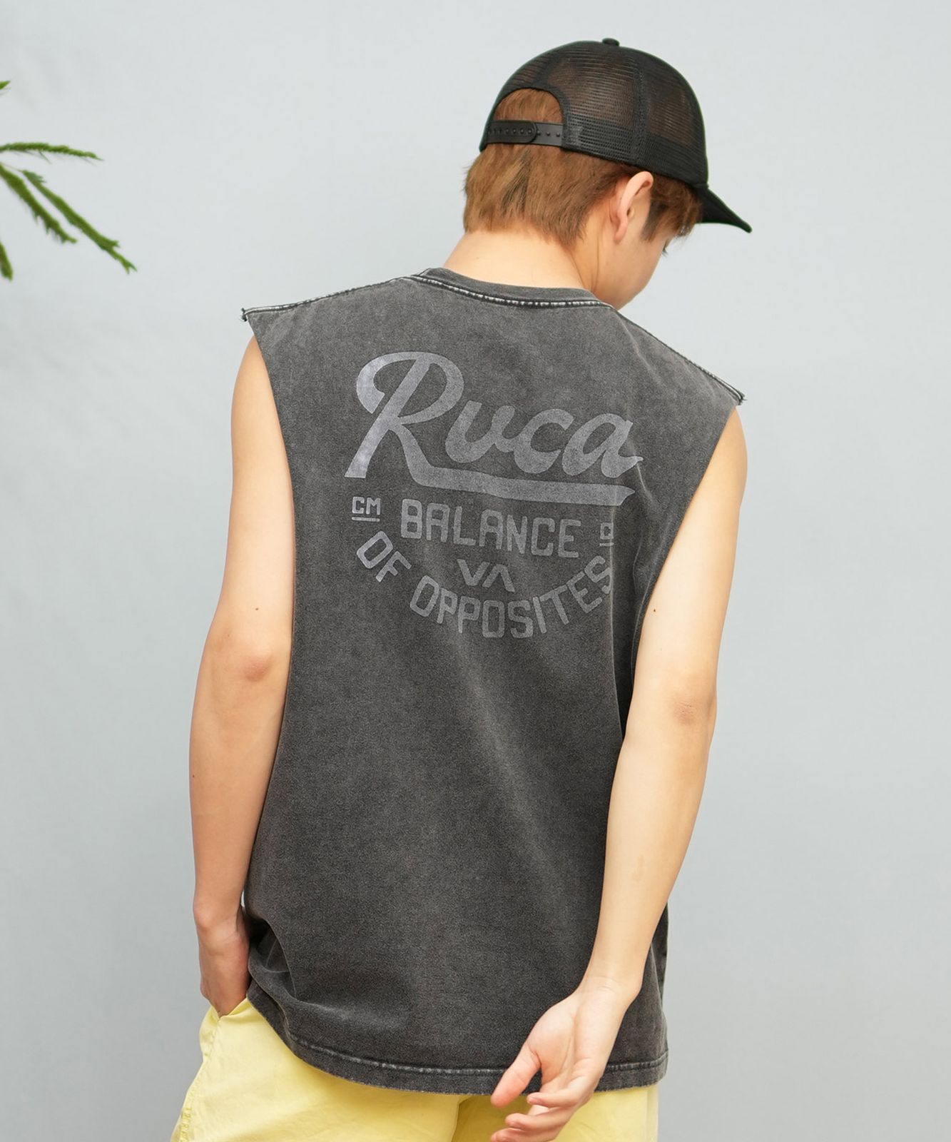 【ムラスポ公式】新品 RVCA ルーカ タンクトップ メンズ バックプリント BF041-P36