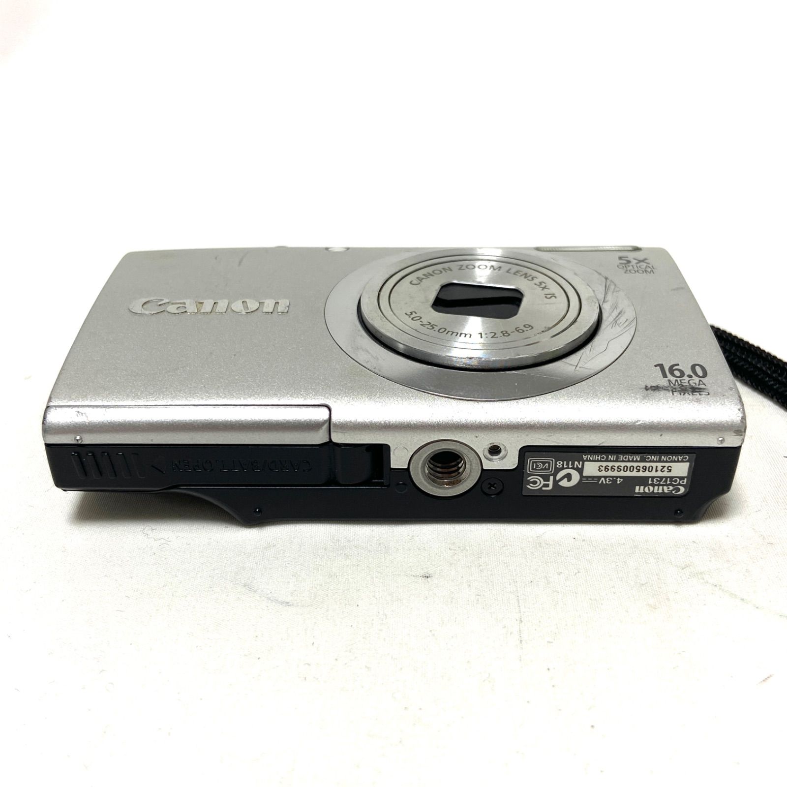 Canon PowerShot A2400 IS ジャンク シルバー コンパクト