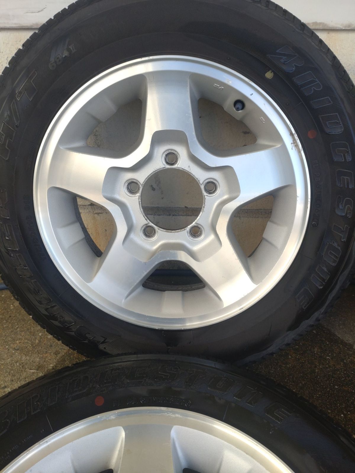 SUZUKI スズキ ジムニー JB23 純正 139.7-5H 16×5.5J 22 ブリヂストン DUELER 684Ⅱ 175 80R16 ジムニー 4本セット FFCRYSTALESIA_COM