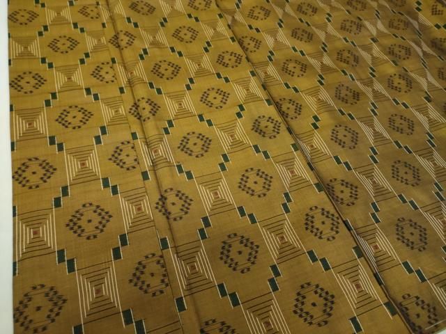 平和屋着物○本場琉球絣 花菱文 正絹 逸品 未使用 DAAS3846ps - メルカリ