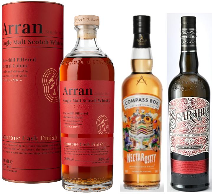 セット販売 アラン アマローネ コンパスボックス ネクタロシティ スカラバス シェリー 3種