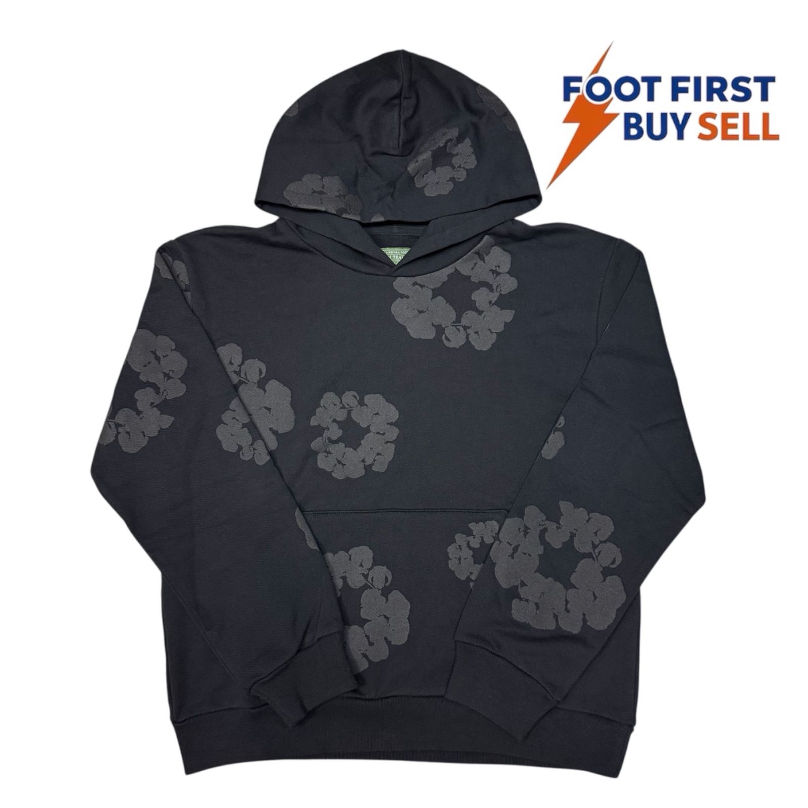 DENIM TEARS WREATH COTTON HOODIE MONO デニムティアーズ コットン モノ パーカー M
