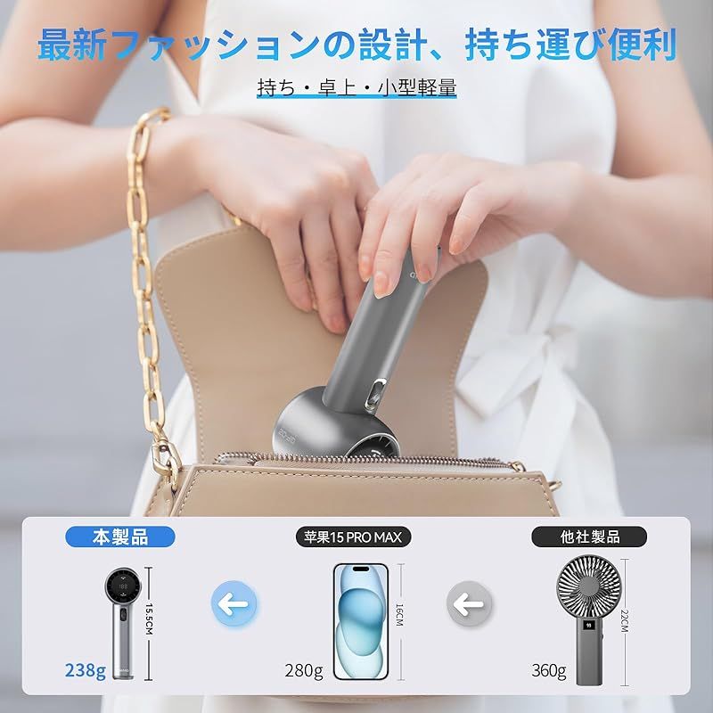 Hosiakly 携帯扇風機