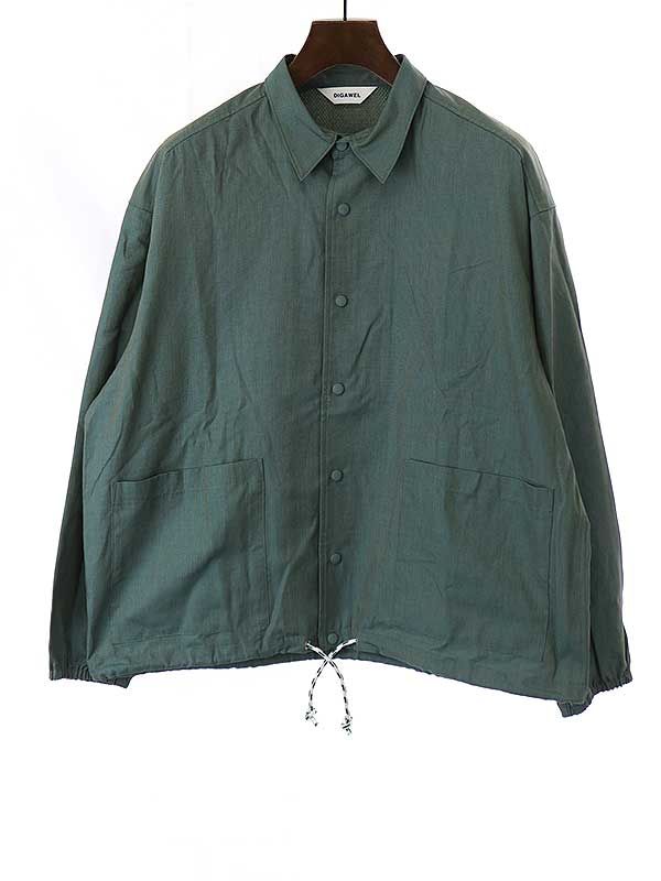 DIGAWEL ディガウェル Coach L/S Shirt jacket コーチシャツジャケット