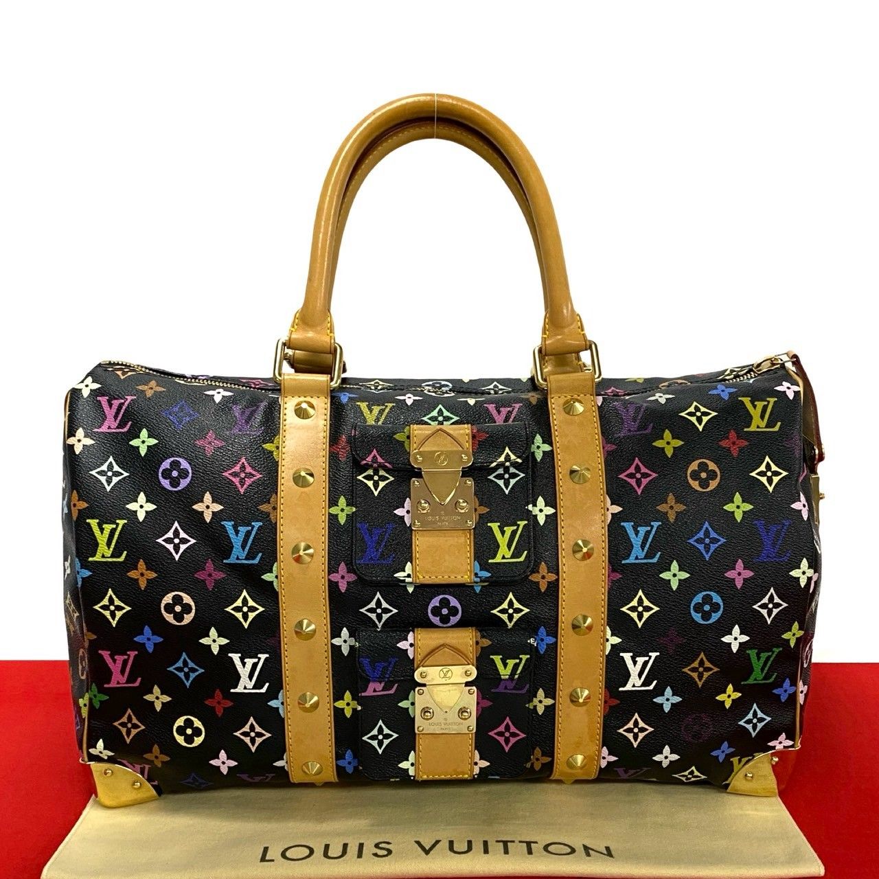LOUIS VUITTON キーポル45 極美品 ルイヴィトン キーポル45 バッグ レディース