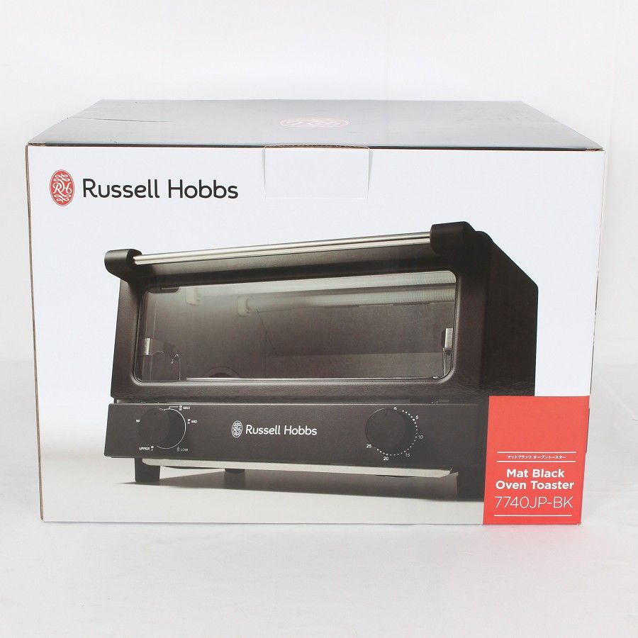 ラッセルホブス 7740JP-BK マットブラック オーブントースター 4枚焼 Russell Hobbs 本体