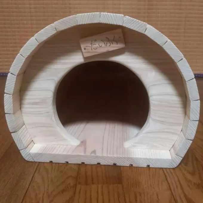 ネコハウス 木製ハンドメイド