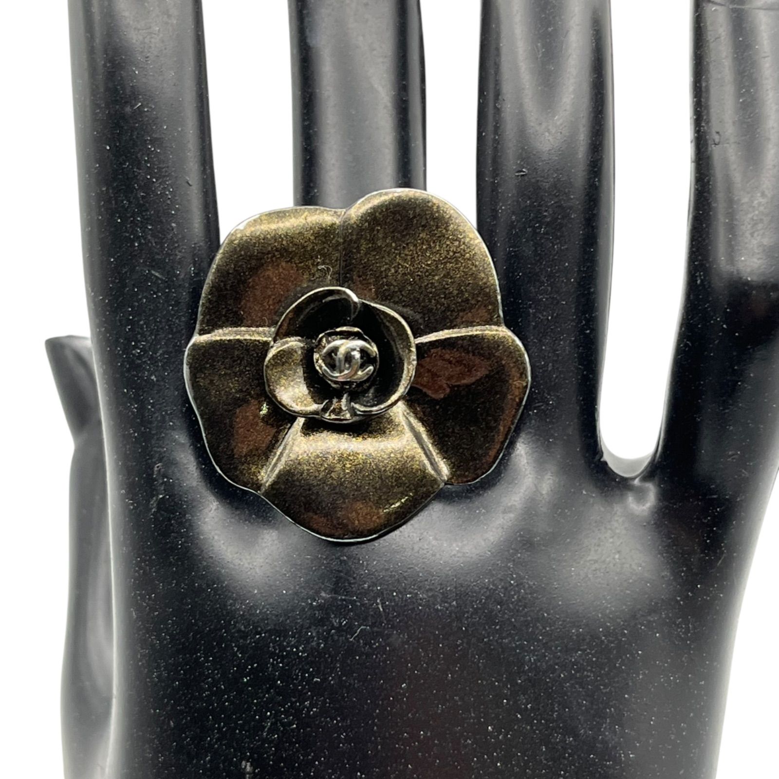 CHANEL シャネル フラワー リング てんとう虫 ココマーク ヴィンテージ CHANEL シャネル ヴィンテージ リング 指輪 花 ココマーク