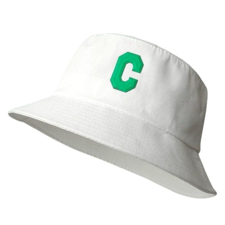 新品❤️CPGホワイト バケットハットゴルフ CPG GOLF シーピージーゴルフ LOGO BUKKET シャリ感 バケット