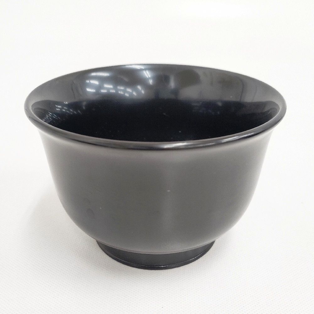 奥田志郎 黒サハリ椀 漆器 2個セット 食器 ブラック レディース 5-0508G