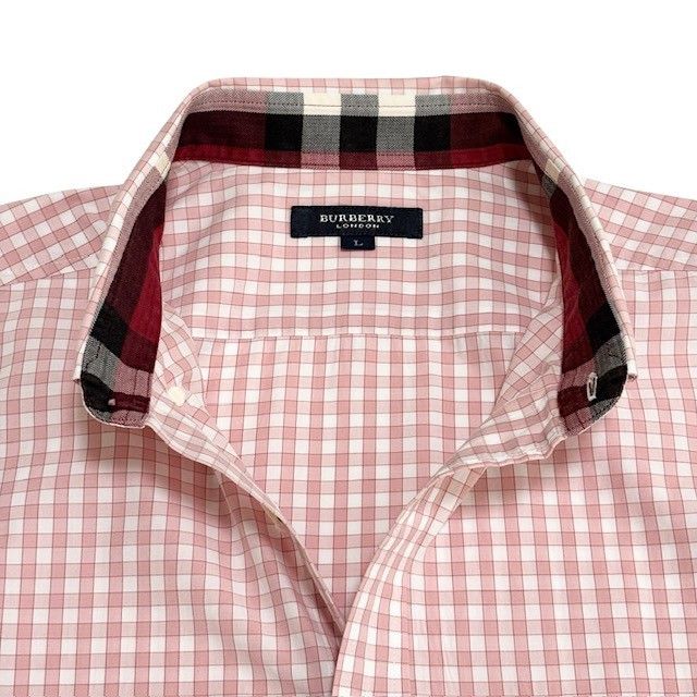 新品未使用　BURBERRY BLACK LABEL 半袖シャツ　ボタンダウン ▪️Burberry black label ボタンダウン ポロシャツ 半袖 - メルカリ