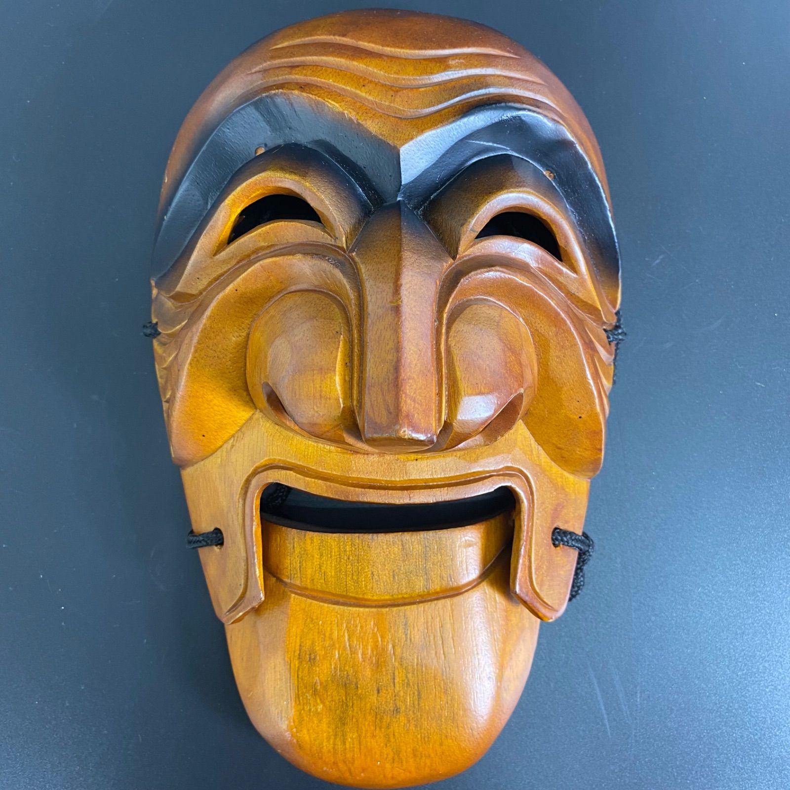 韓国 木彫り 仮面 タル 河回仮面 ハフェタル 面装飾 民芸品 民族