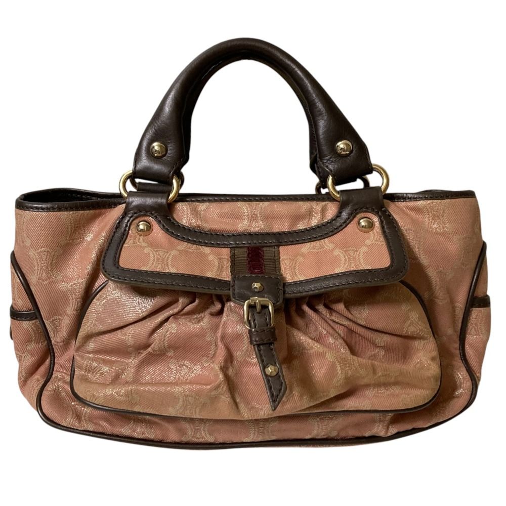 本物 セリーヌ ハンドバッグ レディース ブギーバッグ 茶色 馬車 マカダム 本物 セリーヌ ハンドバッグ レディース ブギーバッグ ベージュ 茶色